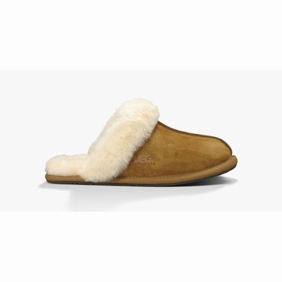 Chinelos UGG Scuffette II Mulher Marrom | PT-ZBHSD